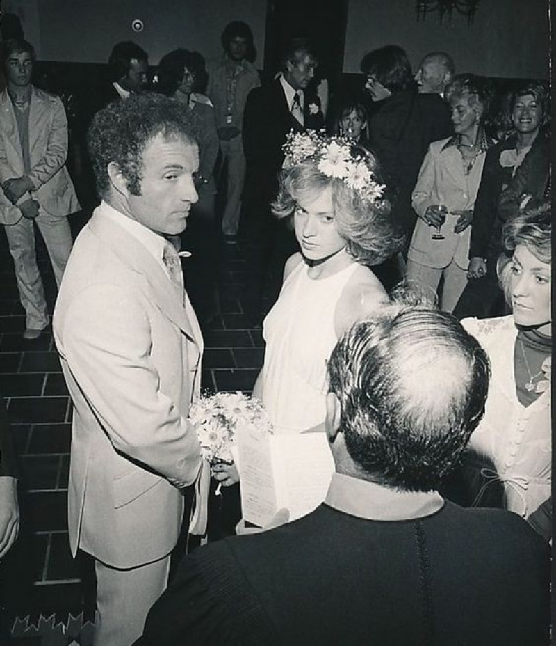 Sheila Marie Ryan and James Caan marriage photo
