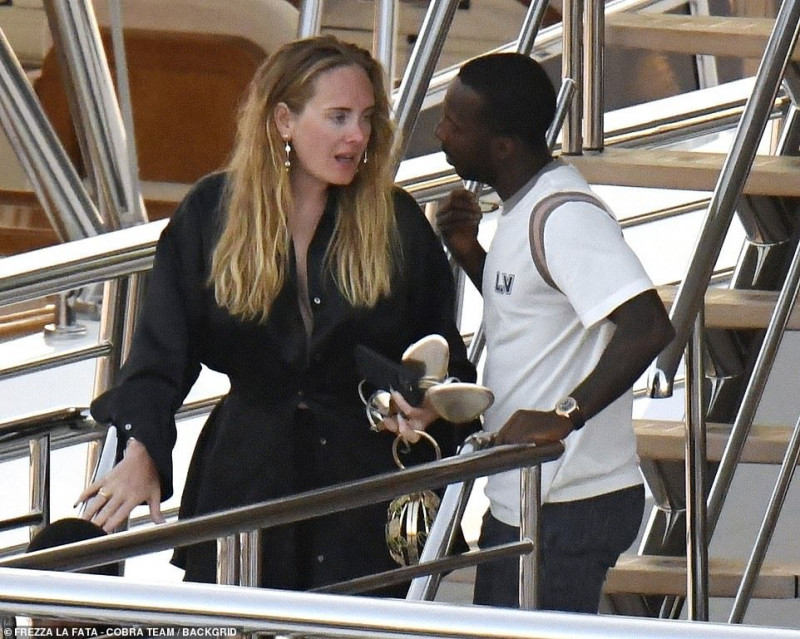 Adele and Rich Paul at trip