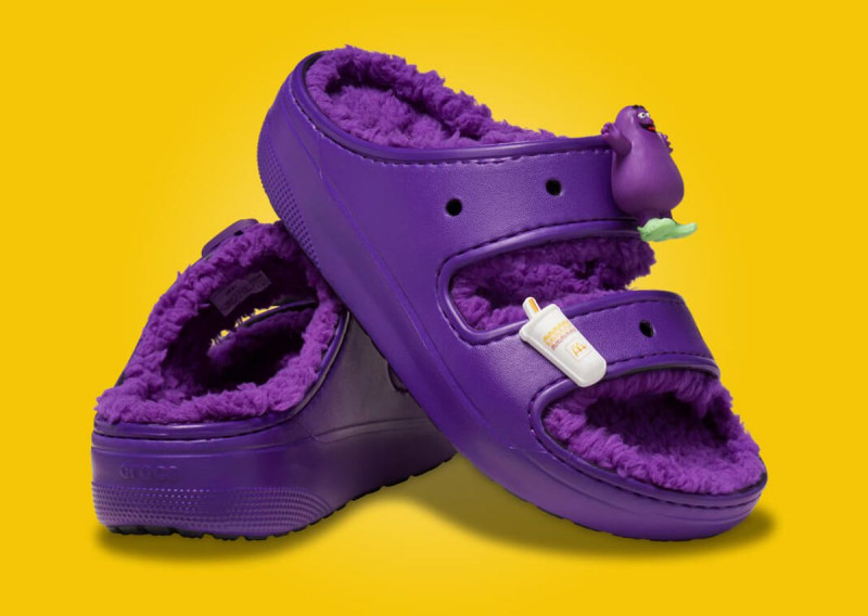 Grimace x Crocs Cozzzy Sandal