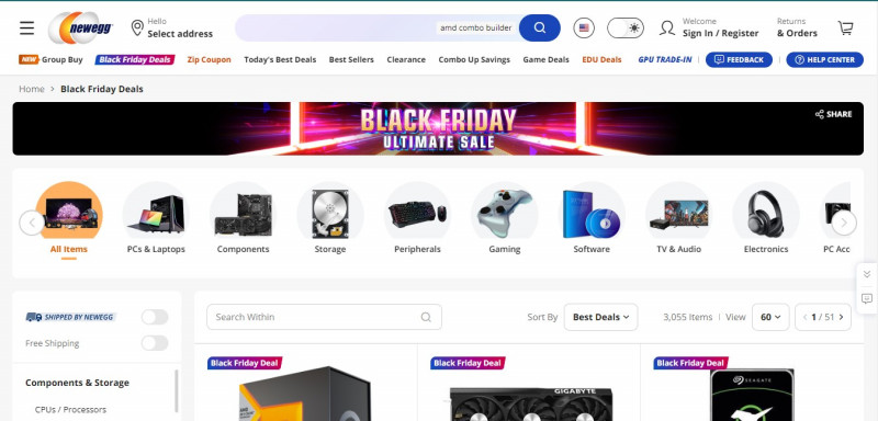 Newegg Black Friday Deals 2023