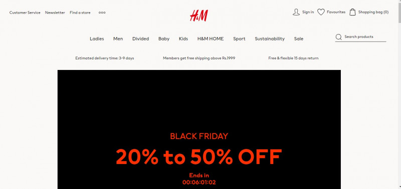 H&M Black Friday Deals 2023