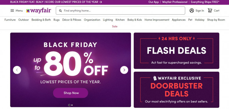 Wayfair Black Friday Deals 2023