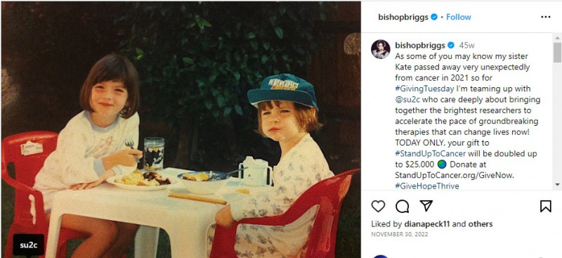 Bishop Briggs' Sister Kate McLaughlin Childhood