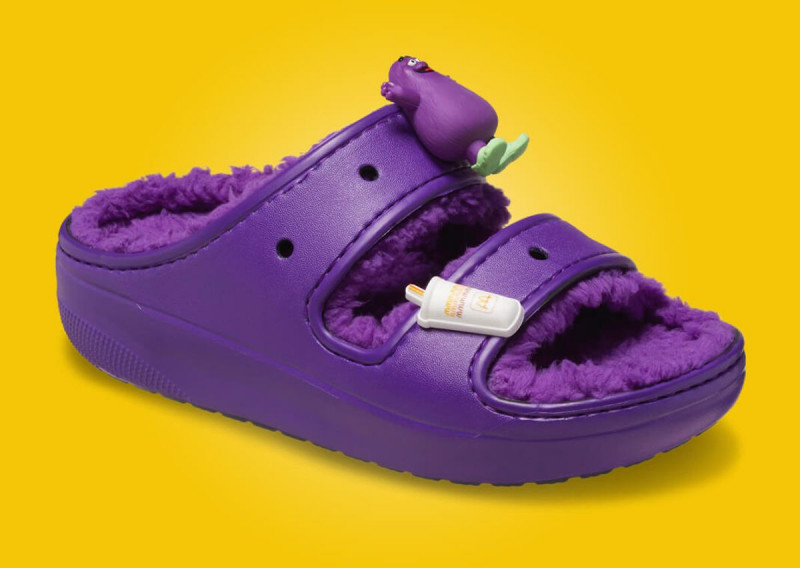 Grimace x Crocs Cozzzy Sandal