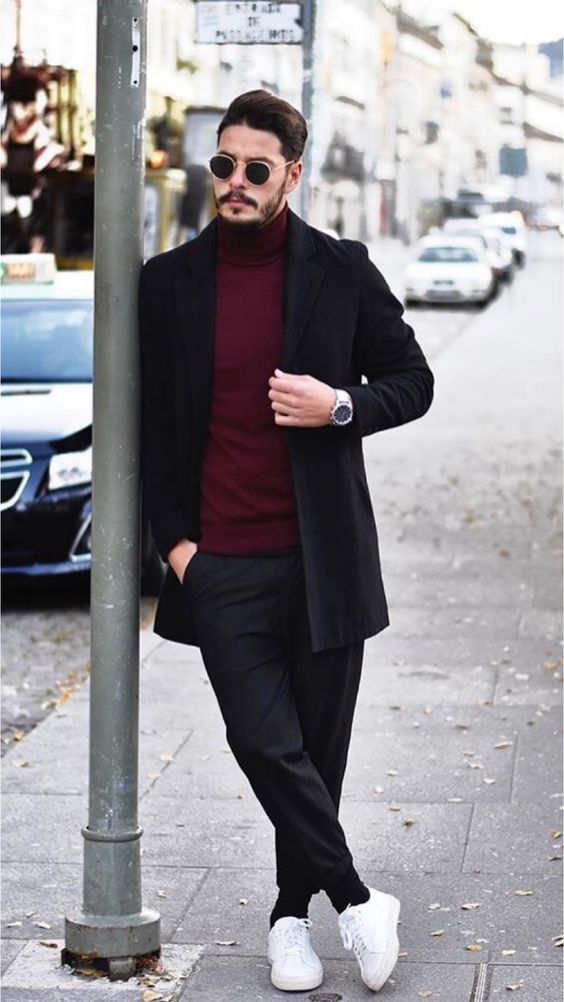 Men's Turtleneck Outfit Ideas | 20 Ways To Wear Turtleneck Outfits For ...