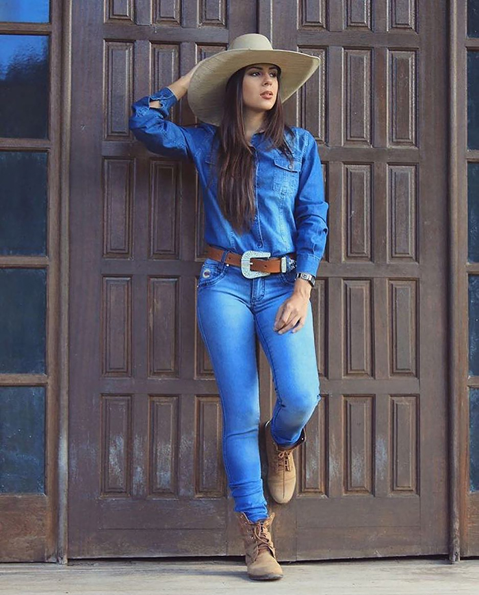 Cowgirl Outfit With Ankle Boots