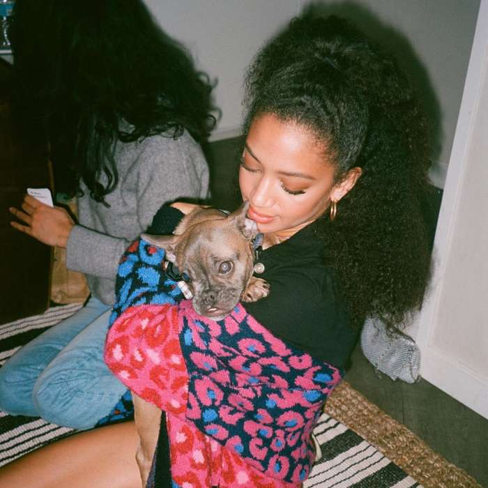 Samantha Logan pets