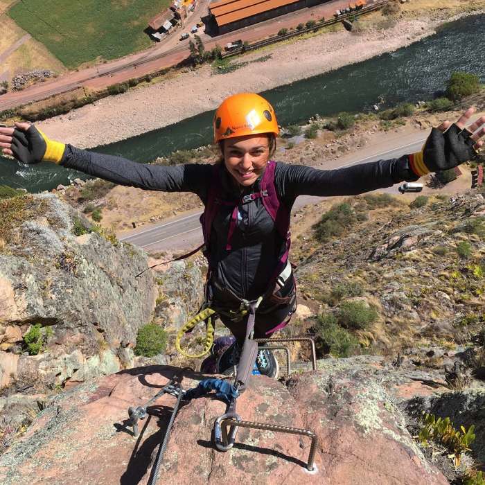 Nikki Roumel hiking