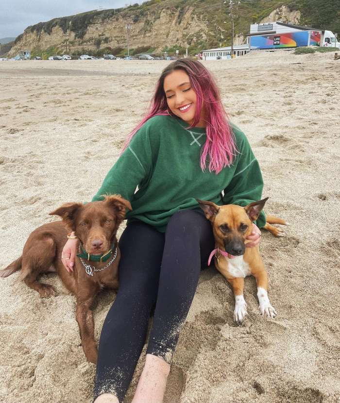 Teilor Grubbs with dogs