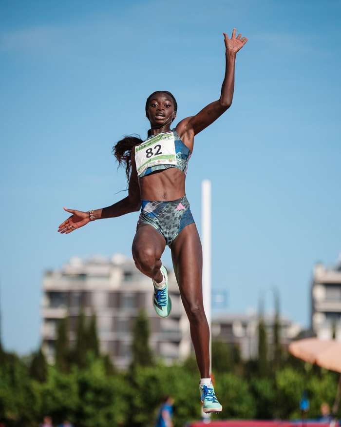 Fatima Diame's Long Jump Pic