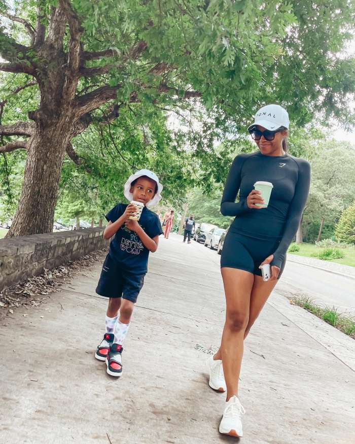 Amerie and her son