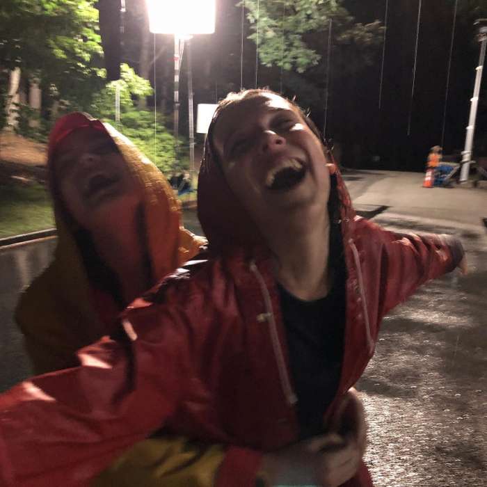 Sadie Elizabeth Sink and Millie Bobby Brown