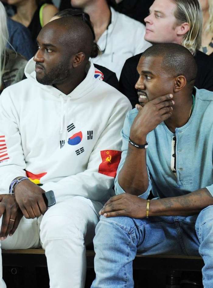 Virgil Abloh alongside Kanye West.