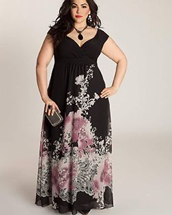Evening Maxi Dress, Evening gown, Formal wear: Plus size outfit,  Clothing Ideas,  Maxi dress  