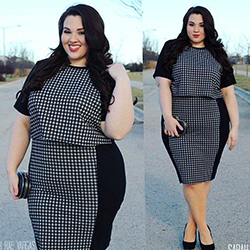 Fashion To Figure, Plus-size clothing, Polka dot: Plus size outfit,  Forever 21  