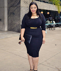 Little black dress, Casual wear, Business casual: Plus size outfit,  Clothing Ideas,  Form-Fitting Garment,  black dress  