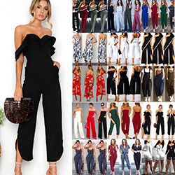 US Fashion Women Clubwear Summer Playsuit Bodycon Party Jumpsuit Romper Trousers: Women summer fashion outfit  