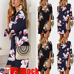 Boho Summer Women's Short Evening Party Cocktail Casual Beach Dress Sundress USA: Bodycon dress  