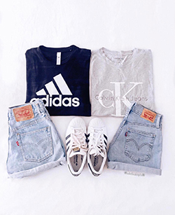 Shorts Outfit Casual wear - clothing, fashion, adidas,: summer outfits  