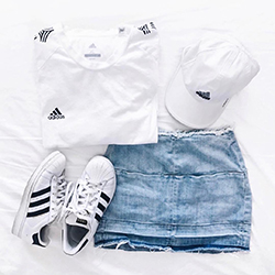 Outfits with shorts - sleeve, t-shirt, hashtag, image: summer outfits  