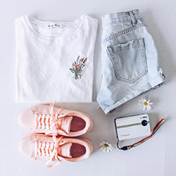 Shorts Outfit Casual wear, Crop top: shirts,  summer outfits  