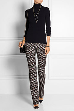 Printed Pants Outfits Ideas : Missoni | Patterned crochet-knit straight-leg pants | NET-A-PORTER.COM: Printed Pants  