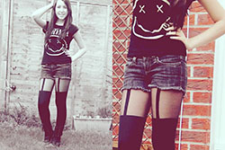 #jeans #shorts #with #tights  ...: 