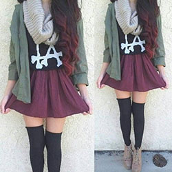Tumblr Winter Outfits For School: Tumblr Outfits,  Tumblr Dresses  
