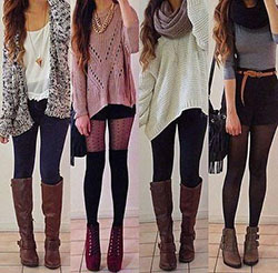 Winter Fashion Outfits. Insanely Stylish Ways to Wear Leggings in winterWinter clothing Casual wear: Boot Outfits,  Cute outfits,  FASHION,  Classy Fashion,  winter outfits  