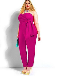 Jumpsuits & Playsuits, Plus-size model, Plus-size clothing: Plus size outfit,  Lane Bryant,  Jumpsuit For Chubby Girl  