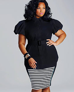 Little black dress, Plus-size clothing, Plus-size model: Plus size outfit  