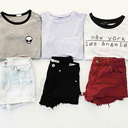 The Best Styles for Short Girls: T-Shirt Outfit,  Infant clothing,  Outfits With Shorts  