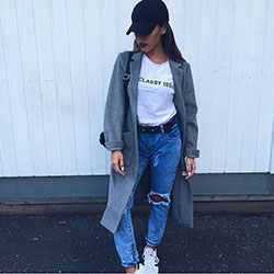 Denim skirt,  Casual wear: Teen outfits  