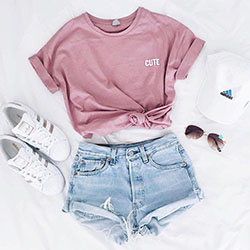 Cute outfits, Casual wear, Crop top: Teen outfits  