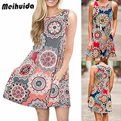 Summer Women Sleeveless Dress Casual Party Evening Cocktail Short Mini Dress US: Cocktail Mini Dress,  Women Sleeveless Dress,  Chiffon dresses  