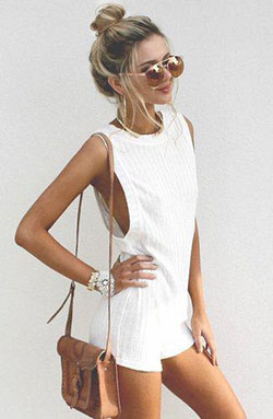 Cute Honeymoon Outfits Ideas: #summer #fashion / jumpsuit: 