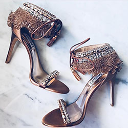 Fashionable High-heeled shoe, Stiletto heel: High Heels For Girls  