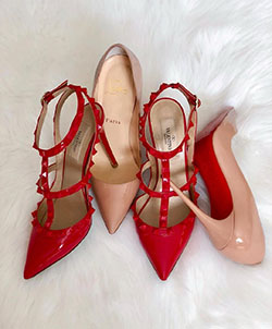 Fashionable High-heeled shoe, Stiletto heel: Christian Louboutin,  High Heels For Girls  