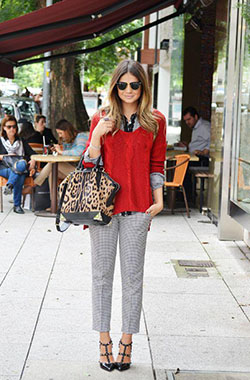 How To Wear Printed Pants : animal-print10: 