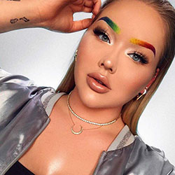 Rainbow Brows @nikkietutorials ...: 