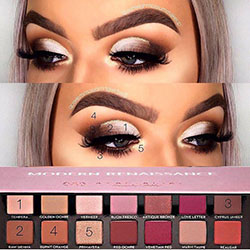 @ashleighmccrummakeup using the Modern Renaissance pallet from @anastasiabeverly...: 