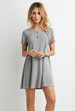 Outfits Ideas for Tall Girls: Love this simple dress: 