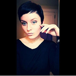 Best Pixie Cuts 2018 : @tatro_hayley love the cut, such a great shot! Thank you for sharing!:) #pixie #...: Brown hair,  Pixie Hairstyle  
