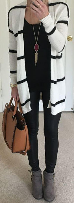 cool This is such a cute outfit with black leggings!...: 