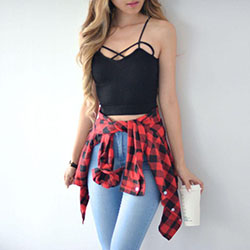 Oversized flannel outfits ideas for summer!: Plaid Shirt  