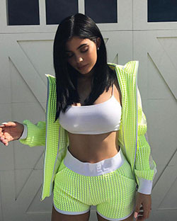 Kylie Jenner in Vetements for Reebok Sneakers: 