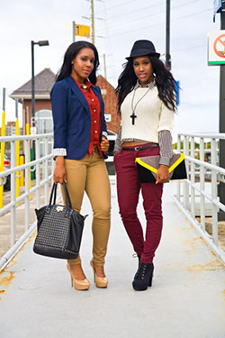 Having a smaller and medium waist means you can easily rock this trend.: black girl outfit  