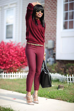 Magic of Maroon | Outfit For Girls: Maroon Outfit  