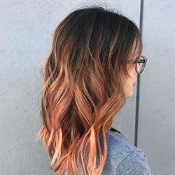 Dial the notch on style up and try this blorange ombre. It looks lovely.: 