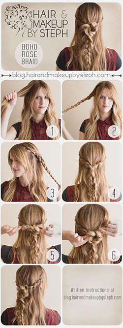 Braided Hairstyle Tutorial for Young Ladies: 